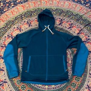 Fjallraven Ovik Men's Blue Hooded Sweater. M